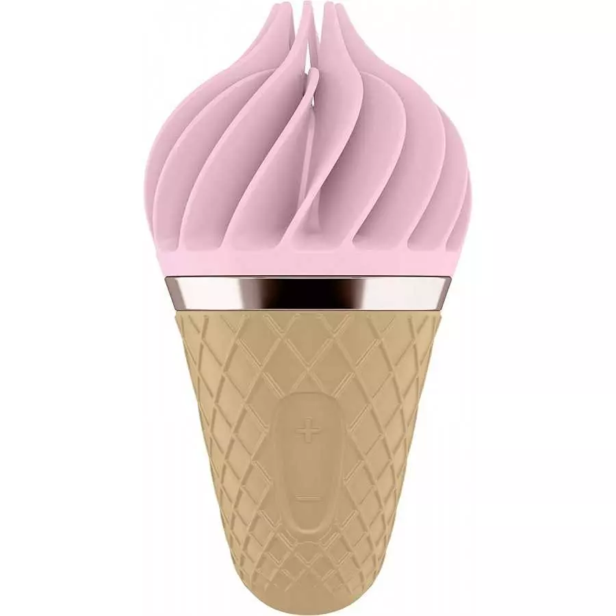 Satisfyer Sweet Treat Lay-On Clitoral Stimulator - Spinning Silicone Head, Intense Personal Massager for Stimulation of Clitoris