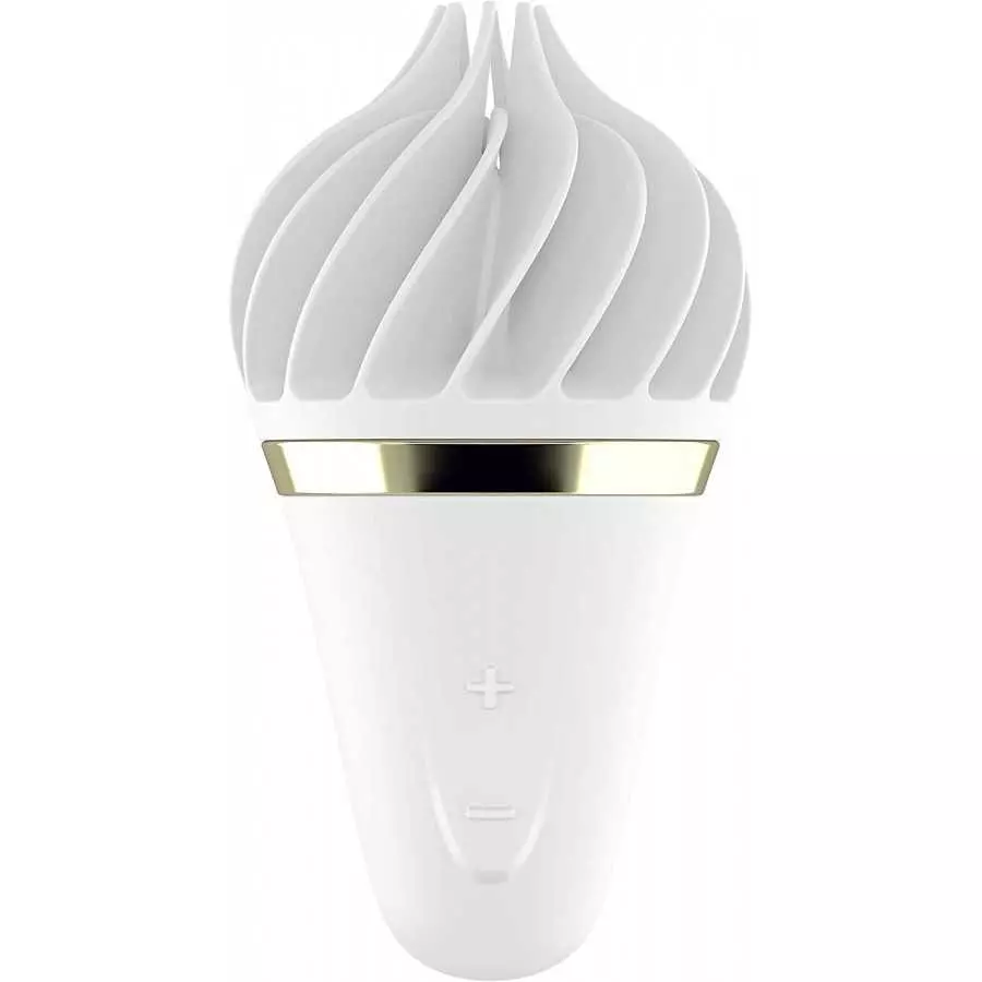 Satisfyer Sweet Treat Lay-On Clitoral Stimulator - Spinning Silicone Head, Intense Personal Massager for Stimulation of Clitoris