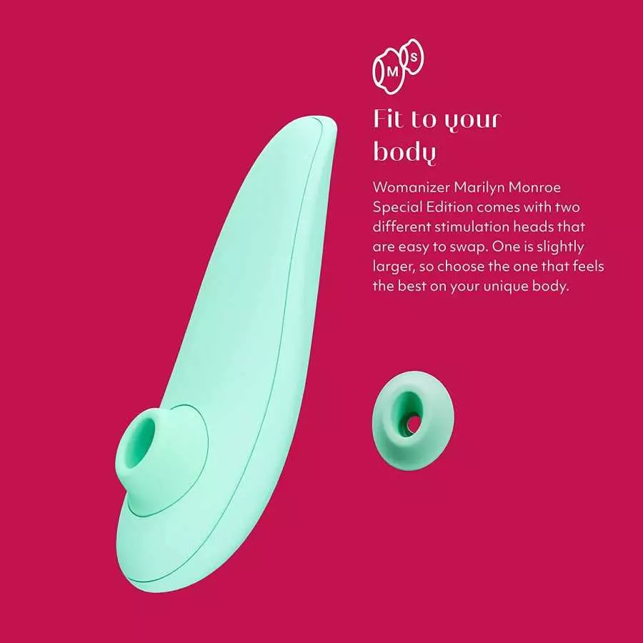 Womanizer x Marilyn Monroe™ Special Edition Pleasure Air Toy, Clitoral Suction Vibrator, Clitoral Stimulator, Clit Sucking Toy, 