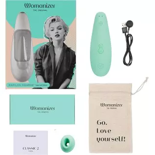 Womanizer x Marilyn Monroe™ Special Edition Pleasure Air Toy, Clitoral Suction Vibrator, Clitoral Stimulator, Clit Sucking Toy, Womanizer x Marilyn Monroe™ Special Edition Pleasure Air Toy, Clitoral Suction Vibrator, Clitoral Stimulator, Clit Sucking Toy,
