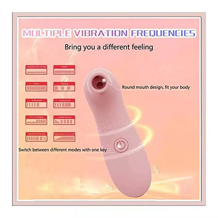 Clit Suction Toy,Nipples G Spot Vibrator with 10 Modes Vibrations,Waterproof Clit Stimulator Massager dult Sex Toys for Women Co