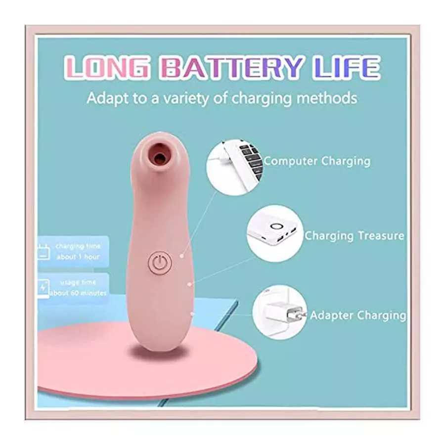 Clit Suction Toy,Nipples G Spot Vibrator with 10 Modes Vibrations,Waterproof Clit Stimulator Massager dult Sex Toys for Women Co
