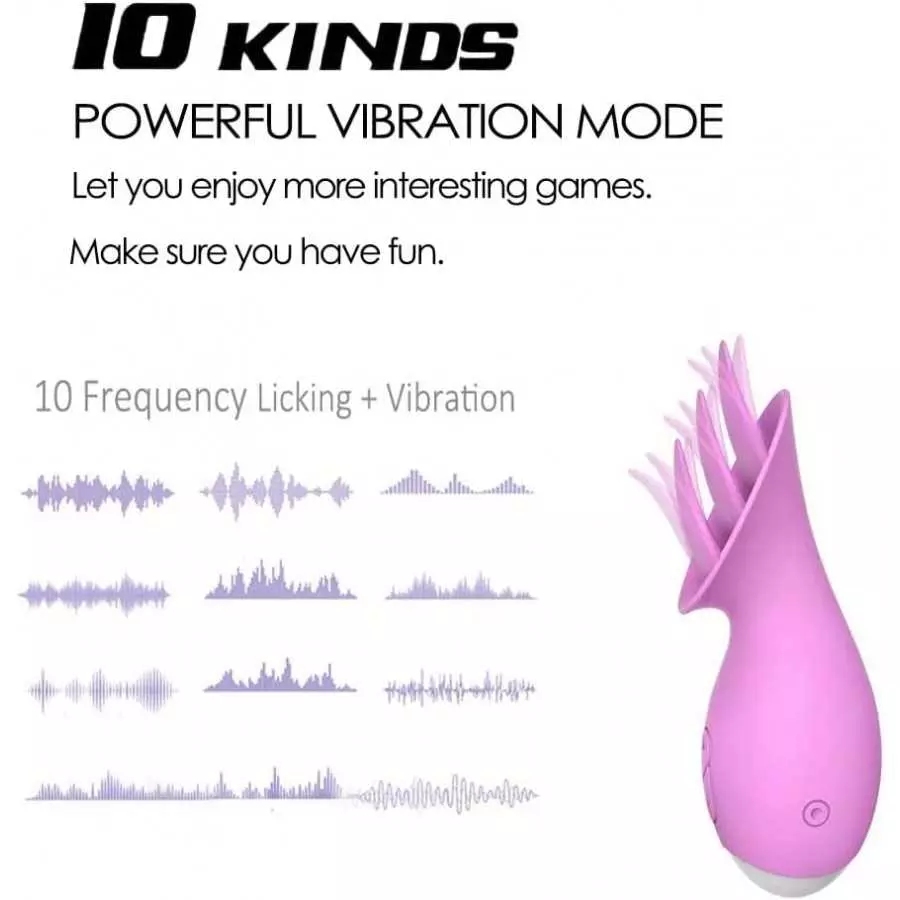 Handheld Mini USB Recharge 5 Inch Quiet Vibrators Vibrating Toys Pleasure for Women 7 Speeds Vibrations Licking Stimulation Elec