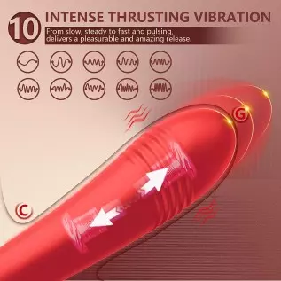 G Spot Clitoral Rose Vibrator - Rose Sex Toys for Women Nipple Vibrator Thrusting Realistic Dildo Clitoral with 3 Powerful Sucki G Spot Clitoral Rose Vibrator - Rose Sex Toys for Women Nipple Vibrator Thrusting Realistic Dildo Clitoral with 3 Powerful Sucki