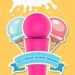 UTIMI Wand Personal Massager - Handheld Rechargeable Magic Waterproof Cordless Massager for Shoulder Neck Back Body Massage with