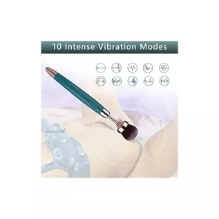 Bullet Vibrator - Makeup Brush Toy with 10 Vibration Modes, G Spot Vibrator for Precision Clitoral Stimulation, Nipple Vaginal A Bullet Vibrator - Makeup Brush Toy with 10 Vibration Modes, G Spot Vibrator for Precision Clitoral Stimulation, Nipple Vaginal A