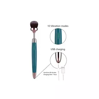 Bullet Vibrator - Makeup Brush Toy with 10 Vibration Modes, G Spot Vibrator for Precision Clitoral Stimulation, Nipple Vaginal A Bullet Vibrator - Makeup Brush Toy with 10 Vibration Modes, G Spot Vibrator for Precision Clitoral Stimulation, Nipple Vaginal A