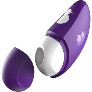 ROMP Free Clitoral Sucking Toy - Clit Stimulator with Travel Cover - Waterproof Clitoral Sucker Vibrator with 10 Intesity Levels