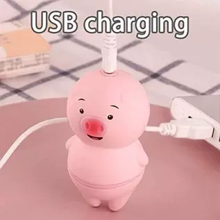 Dan&Dre Tongue Licking Vibrator for Women Clitoris and G-spot Vibrator Waterproof Clitoral Sucking Toy, Pink, Small pig Dan&Dre Tongue Licking Vibrator for Women Clitoris and G-spot Vibrator Waterproof Clitoral Sucking Toy, Pink, Small pig