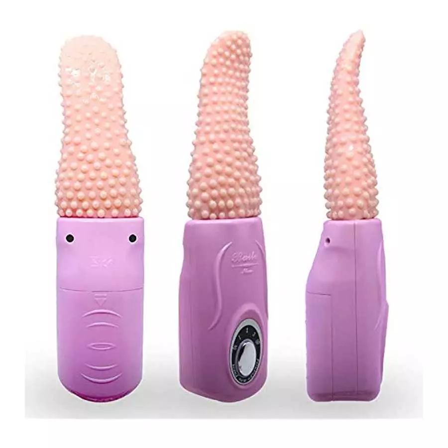 LeLuv Textured Tongue Vibrator Oral Pleasurer LeLuv Textured Tongue Vibrator Oral Pleasurer