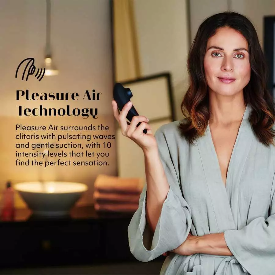 Womanizer Classic 2 Clitoral Vibrator Clit Massaging Vibrating Massager Sex Toy for Women, Black