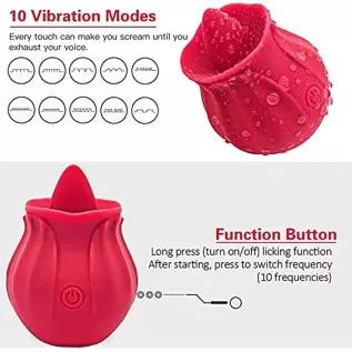 2023 New Rose Virbrater for Women Rose Shape Stimulator,Clitoralis Licking for Women Toy Tongues Quiet 10 Modes Rose Toy Flexibl 2023 New Rose Virbrater for Women Rose Shape Stimulator,Clitoralis Licking for Women Toy Tongues Quiet 10 Modes Rose Toy Flexibl