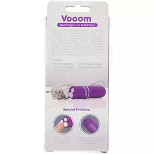 Screaming O Charged Vooom Rechargeable Bullet Vibe, Purple