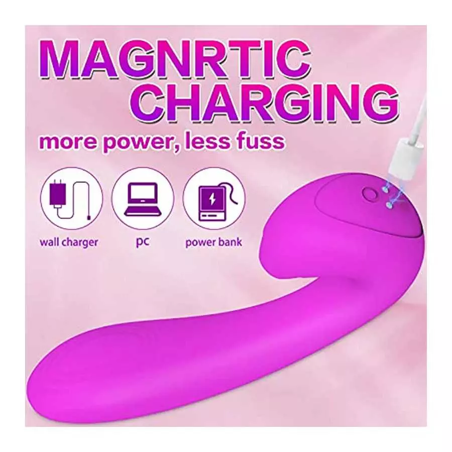 Gruseriour 3 in 1 Clitoral Licking G spot Flapping Vibrator - Adult Sex Toys for Women Deep Vagina Stimulation, Rechargeable & W