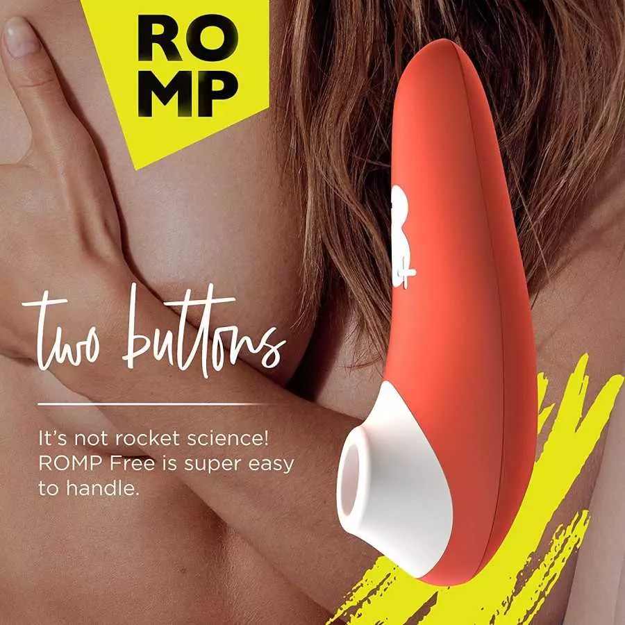 ROMP Switch Clitoral Sucking Toy - Clit Stimulator - Clit Sucker Vibrator with 6 Intesity Levels - Vibrating Adult Sex Toys for 