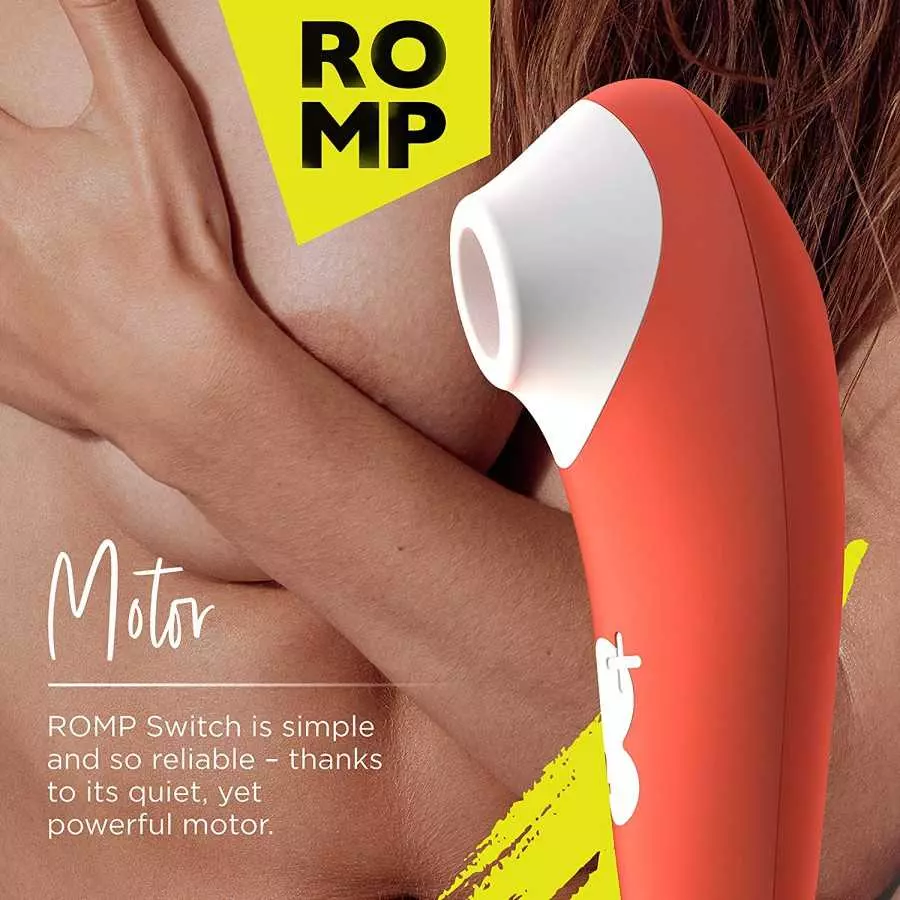 ROMP Switch Clitoral Sucking Toy - Clit Stimulator - Clit Sucker Vibrator with 6 Intesity Levels - Vibrating Adult Sex Toys for 