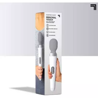 SHARPER IMAGE Personal Touch Go Compact Massager Wand, Wireless Vibrating Massager for Neck & Shoulders, Sports Recover Relaxing SHARPER IMAGE Personal Touch Go Compact Massager Wand, Wireless Vibrating Massager for Neck & Shoulders, Sports Recover Relaxing