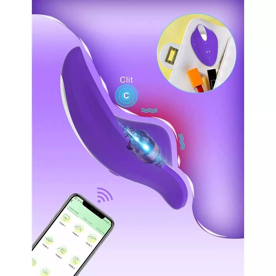 Vibrating Panties Wearable Panty Vibrator Sex Toy for Women with Wireless Remote Control Clit Vibrator Silicone 12 Vibration Pat