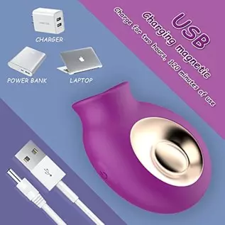 Rose Vibrator, Clitoral Nipple Anus Licking Tongue Vibrator with 2 Speeds & 5 Modes Powerful Stimulator-G spot Vibrators for Qui Rose Vibrator, Clitoral Nipple Anus Licking Tongue Vibrator with 2 Speeds & 5 Modes Powerful Stimulator-G spot Vibrators for Qui