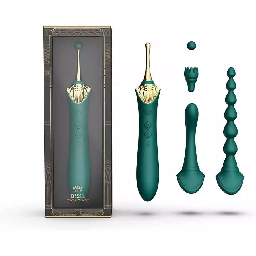 ZALO Bess 2 Clitoral Massager | Targeted Stimulation Clit Massager with 8 Vibration Modes | Waterproof Sex Toy | USB Rechargeabl