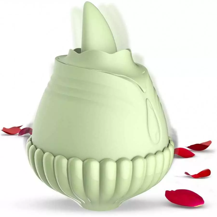 Rose Toy Vibrator, Clitoral Licking Tongue Vibrator, AIYULONG Licking & Vibrating Nipples Clitoral Stimulator with 9 Powerful Vi Rose Toy Vibrator, Clitoral Licking Tongue Vibrator, AIYULONG Licking & Vibrating Nipples Clitoral Stimulator with 9 Powerful Vi