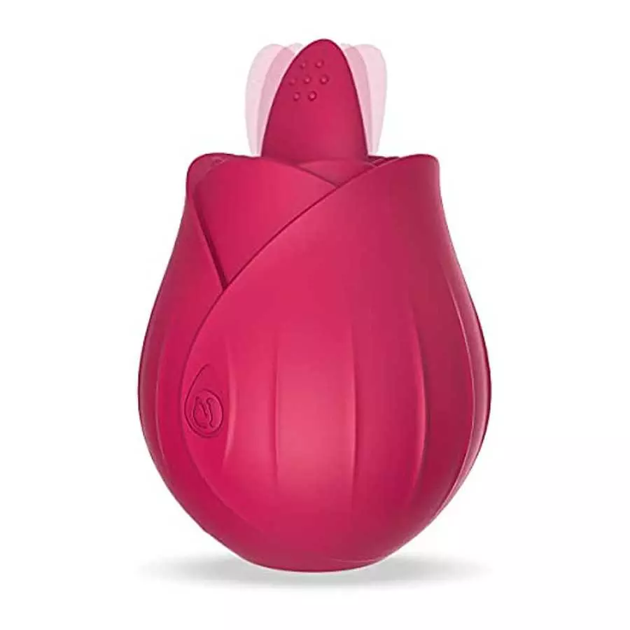 Newly Roses Toys for Women Waterproof, Clitoral Tongue Licking Toy with 9 Powerful Modes for Quick Orgasm, Licking & Vibrating N