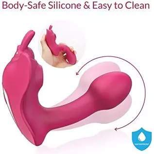 Clitoral Sucking Vibrator, Remote G Spot Stimulator & Clit Sucker Butterfly Vibrator, 10 Powerful Modes, Waterproof & Rechargeab Clitoral Sucking Vibrator, Remote G Spot Stimulator & Clit Sucker Butterfly Vibrator, 10 Powerful Modes, Waterproof & Rechargeab