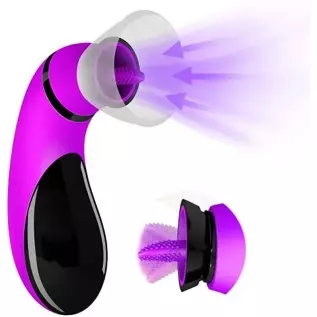 Sucking Vibrator Women Sex Toys - Adult Toys with 7 Sucking and 3 Tongue Licking Modes Vibrators Clitoralis Stimulator for Women