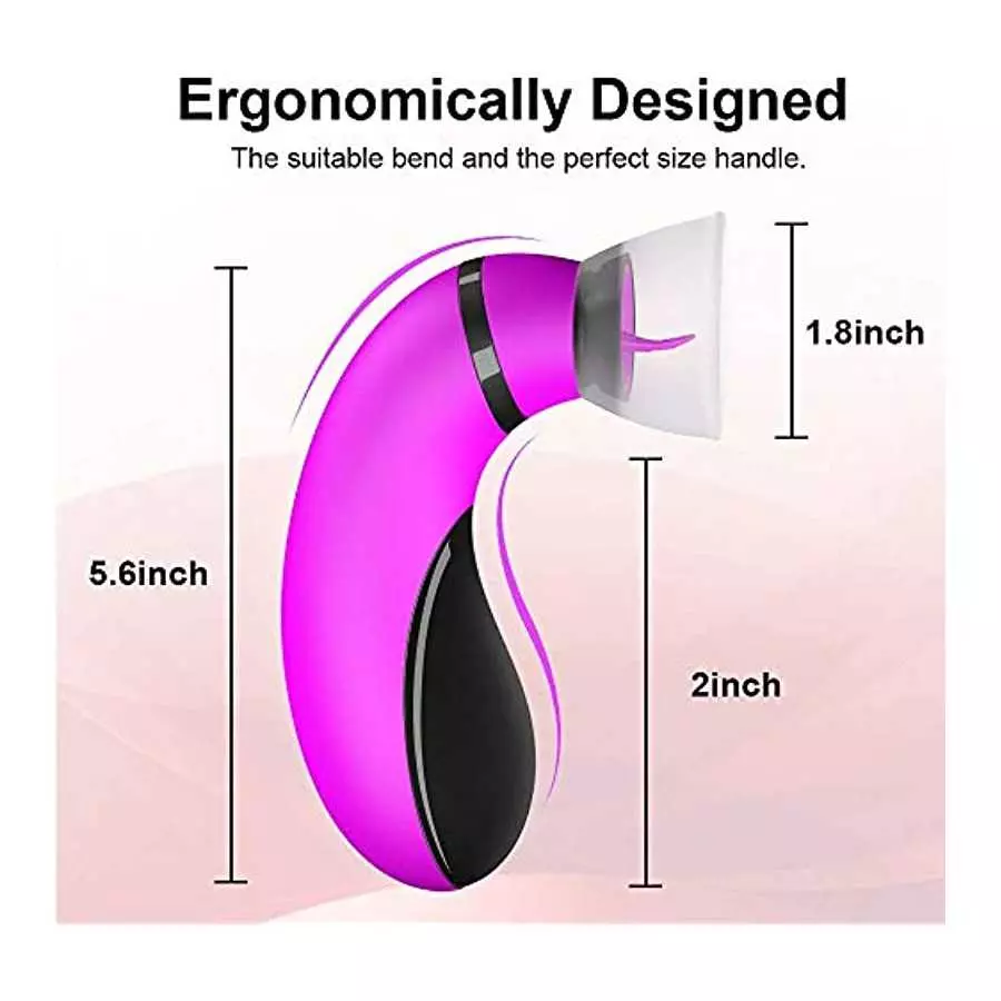 Sucking Vibrator Women Sex Toys - Adult Toys with 7 Sucking and 3 Tongue Licking Modes Vibrators Clitoralis Stimulator for Women