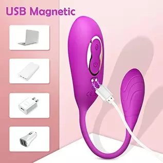 Pulsating Clitoral Vibrator with Vibrating Egg - High-Frequency Clitoral Vagina Stimulator for Quick Orgasm, Lucy G Spot Tapping