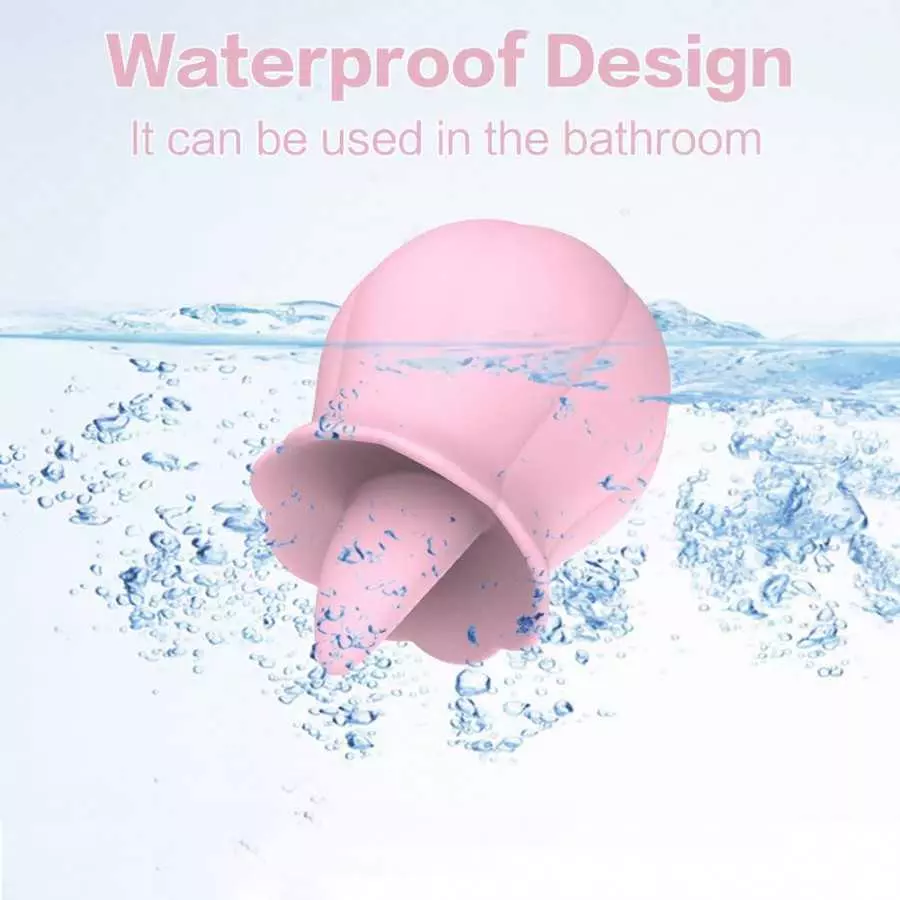 2023 New Women Rose Tongue Suck & Lick Rose 10 Modes Sucker Sucking Toys Adult The Rose Toy for Women Couples Vibrator Toy (Pink