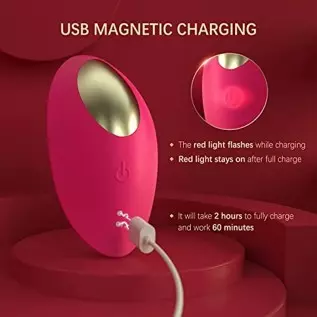 Wearable Panty Clitoral Butterfly Vibrator with APP Remote Control, Pleasure G-spot Stimulator 10 Vibration Patterns Silicone Re