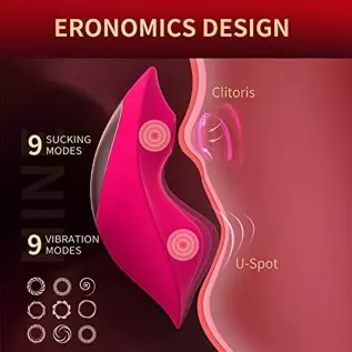 Wearable Panty Clitoral Butterfly Vibrator with APP Remote Control, Pleasure G-spot Stimulator 10 Vibration Patterns Silicone Re