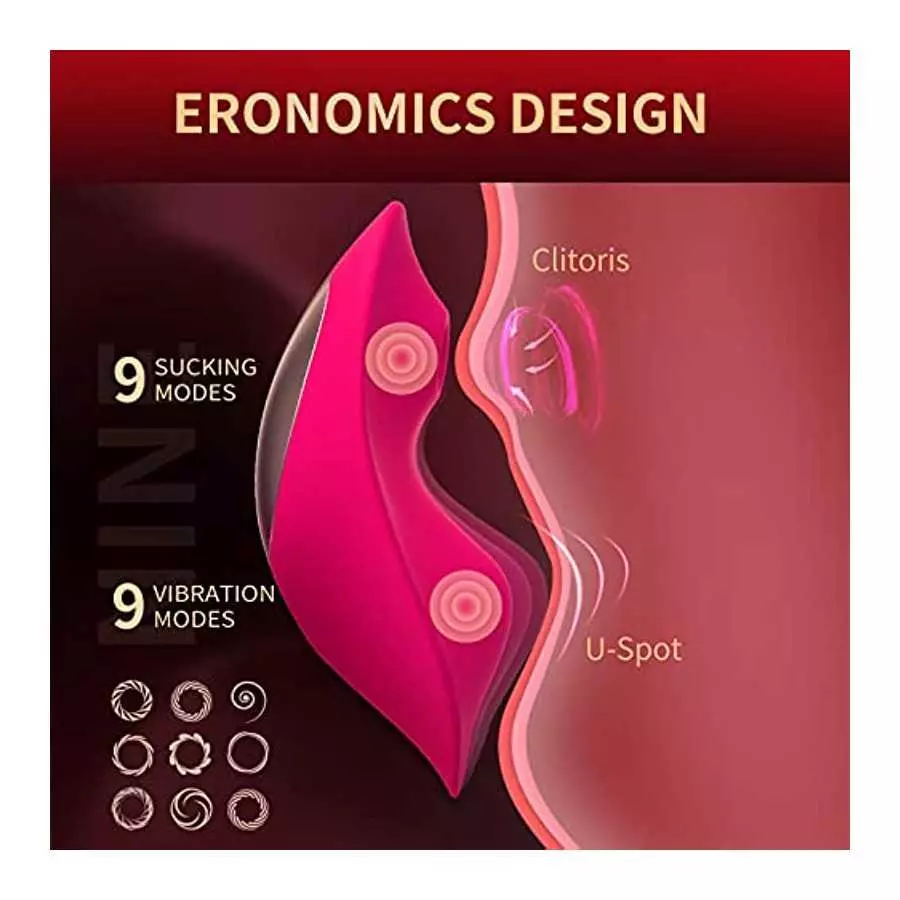 Wearable Panty Clitoral Butterfly Vibrator with APP Remote Control, Pleasure G-spot Stimulator 10 Vibration Patterns Silicone Re