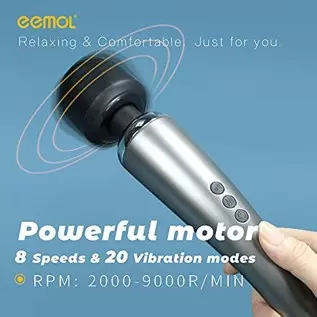 EEMOL Rechargeable Personal Massager Vibrator, Wireless with 20 Vibration Patterns 8 Multi-Speed - Sex Toys for Women Girl's Gif EEMOL Rechargeable Personal Massager Vibrator, Wireless with 20 Vibration Patterns 8 Multi-Speed - Sex Toys for Women Girl's Gif