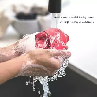 Rose Toy Vibrator for Women,Clitoral Vibrator Tongue Licking Stimulator for Clitoris,9 Vibration Speeds Clit Nipple Anus Massage