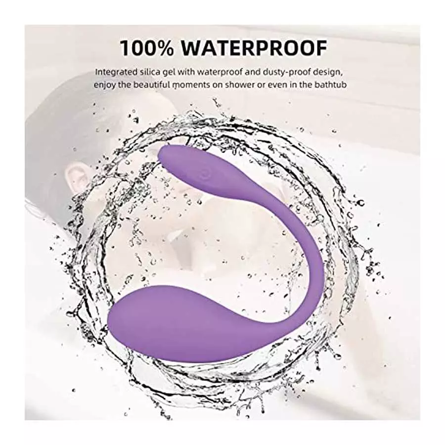 Clitoral and G-Spot Vibrator with APP Control, MEXITOP Wearable Waterproof Couples Vibrator with 9 Powerful Vibrations, Long Dis