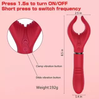 Clitoral G-spot Rose Vibrator, Clit Nipple Dildo Rabbit Vibrator, Alovegarden Clitoris Stimulator with 7 Powerful Vibration Adul Clitoral G-spot Rose Vibrator, Clit Nipple Dildo Rabbit Vibrator, Alovegarden Clitoris Stimulator with 7 Powerful Vibration Adul