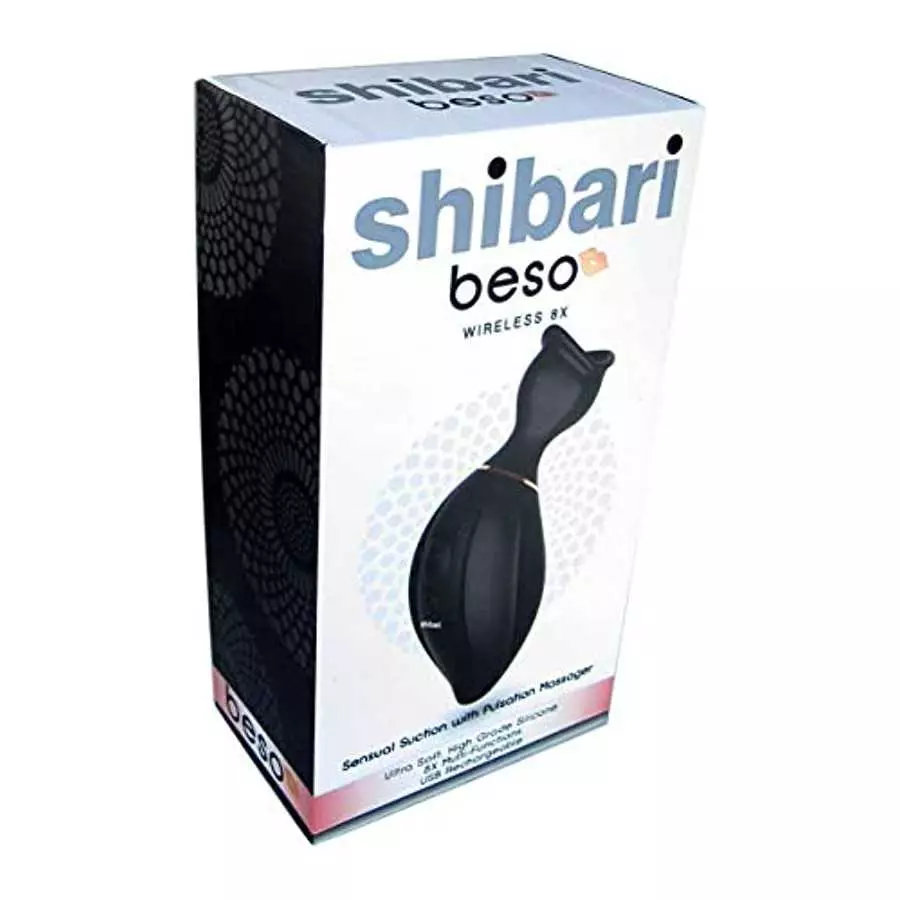 SHIBARI Beso, Power Suction Sex Toy, Black