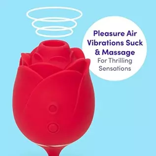 Lovehoney Rose Glow 2 in 1 Rose Clitoral Sucking Toy & Love Egg Vibrator – Rose Sex Toy Clit Suction Stimulator with 6 Suction S Lovehoney Rose Glow 2 in 1 Rose Clitoral Sucking Toy & Love Egg Vibrator – Rose Sex Toy Clit Suction Stimulator with 6 Suction S