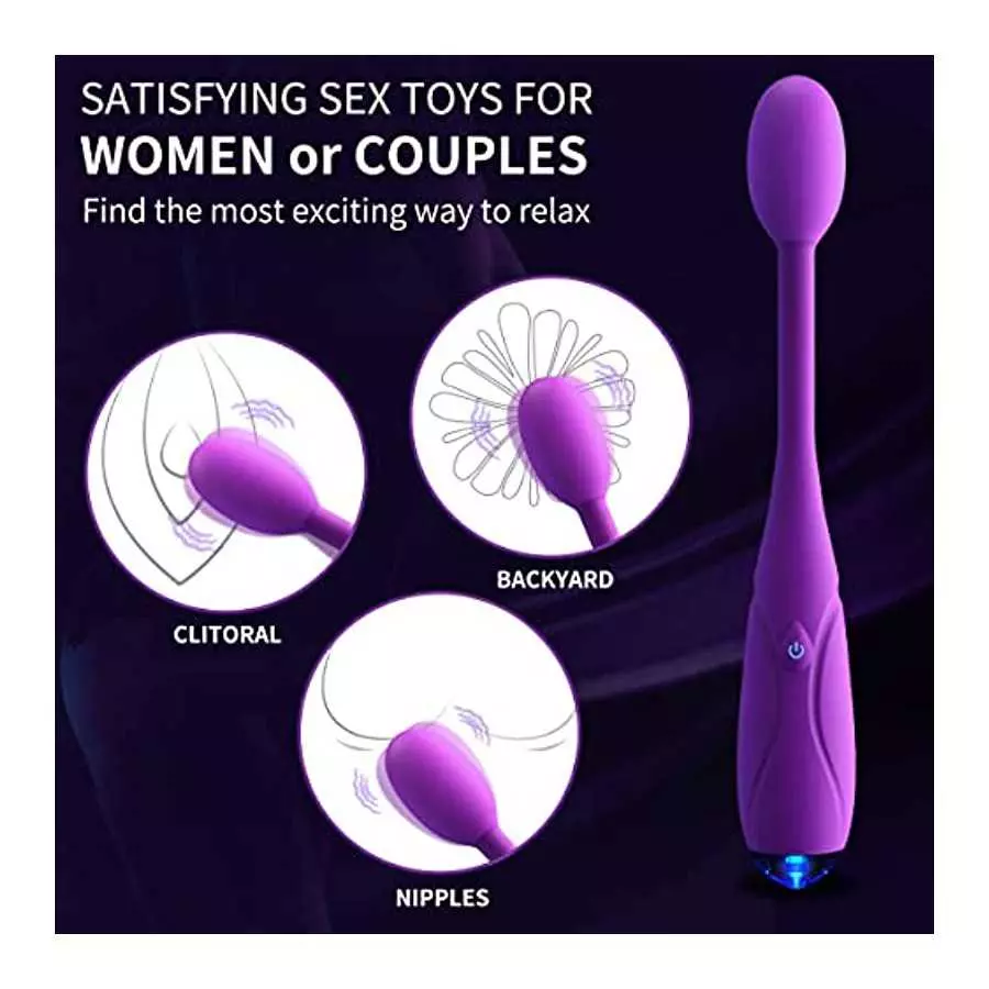 G Spot Vibrator Dildo with 10 Vibration Modes,Finger Vibrating Massagers Sexual Stimulator for Clitoral Vagina and Anal Stimulat