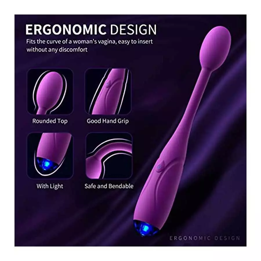 G Spot Vibrator Dildo with 10 Vibration Modes,Finger Vibrating Massagers Sexual Stimulator for Clitoral Vagina and Anal Stimulat