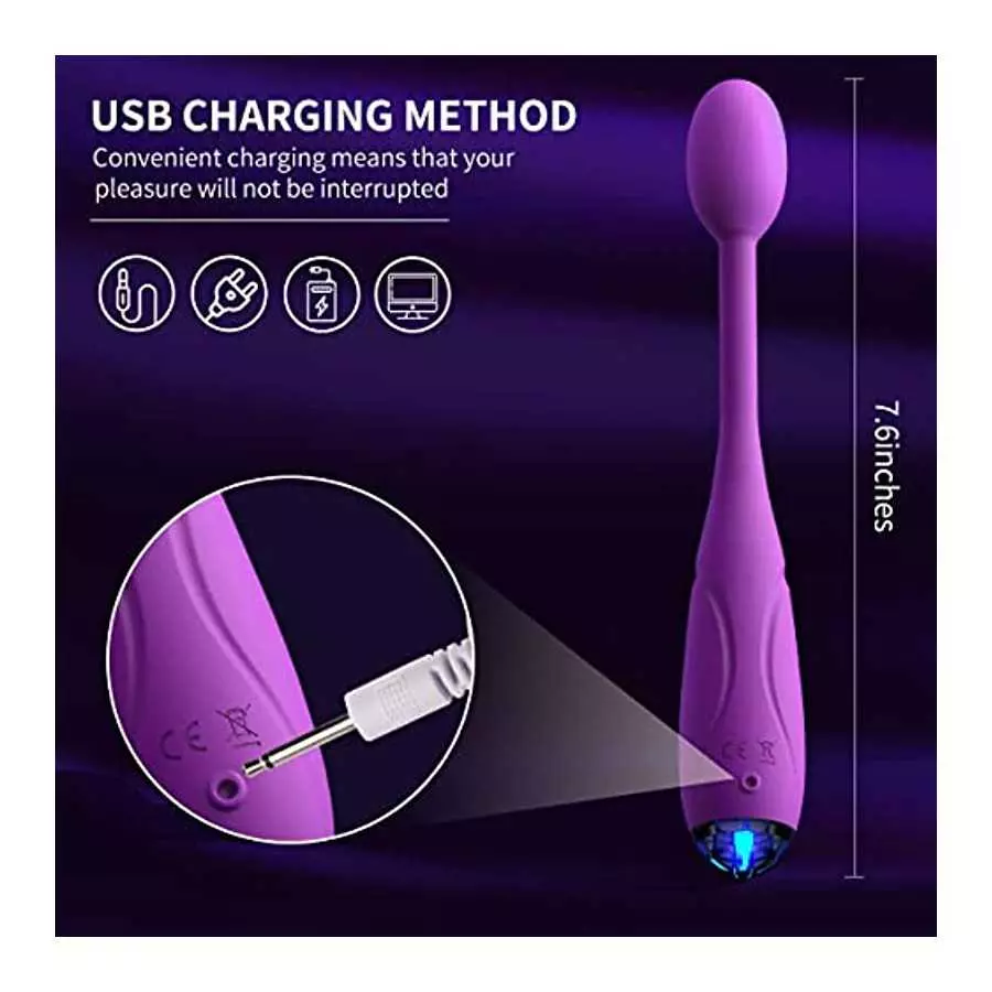 G Spot Vibrator Dildo with 10 Vibration Modes,Finger Vibrating Massagers Sexual Stimulator for Clitoral Vagina and Anal Stimulat