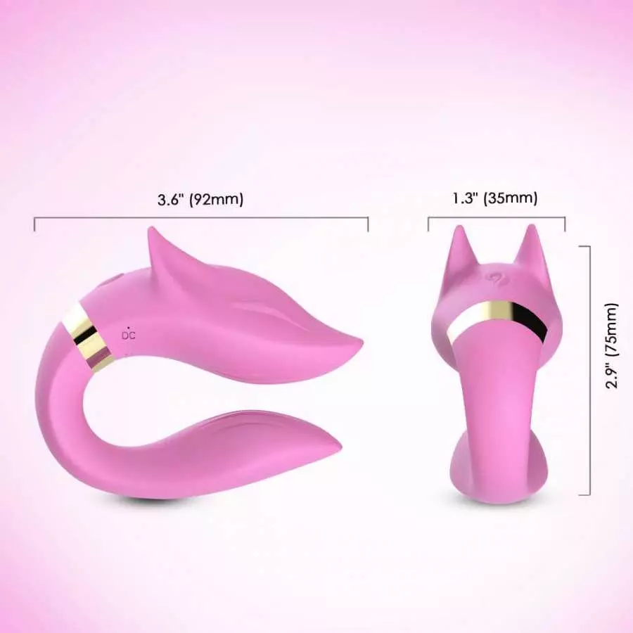 Wearable Clitoral G-Spot Vibrator - Stimulate Female Clit Dildo, Nine Powerful Vibration Modes Waterproof Vibrator, Precise G-Sp