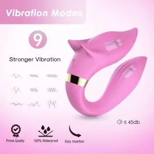 Wearable Clitoral G-Spot Vibrator - Stimulate Female Clit Dildo, Nine Powerful Vibration Modes Waterproof Vibrator, Precise G-Sp Wearable Clitoral G-Spot Vibrator - Stimulate Female Clit Dildo, Nine Powerful Vibration Modes Waterproof Vibrator, Precise G-Sp