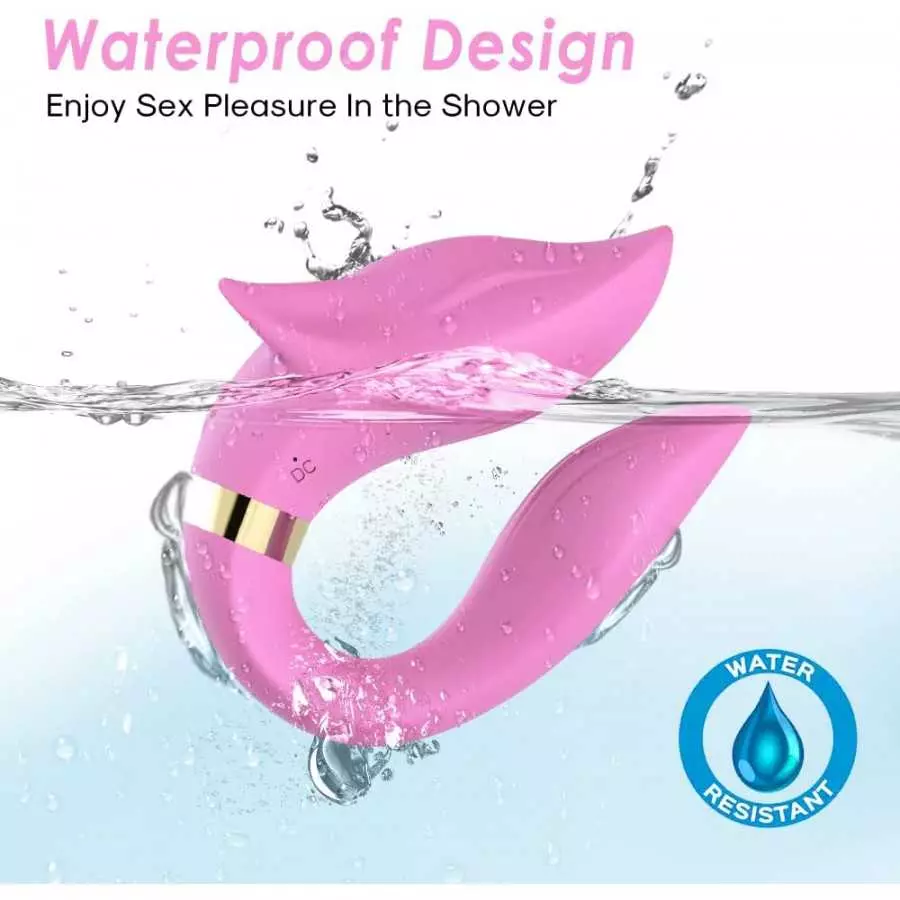 Wearable Clitoral G-Spot Vibrator - Stimulate Female Clit Dildo, Nine Powerful Vibration Modes Waterproof Vibrator, Precise G-Sp