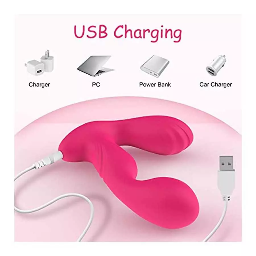 Remote Control Wiggling Wearable Panty Vibrator, Adult Sex Toys for G Spot Clitoral Stimulation, Butterfly Vibrators with 10 Vib