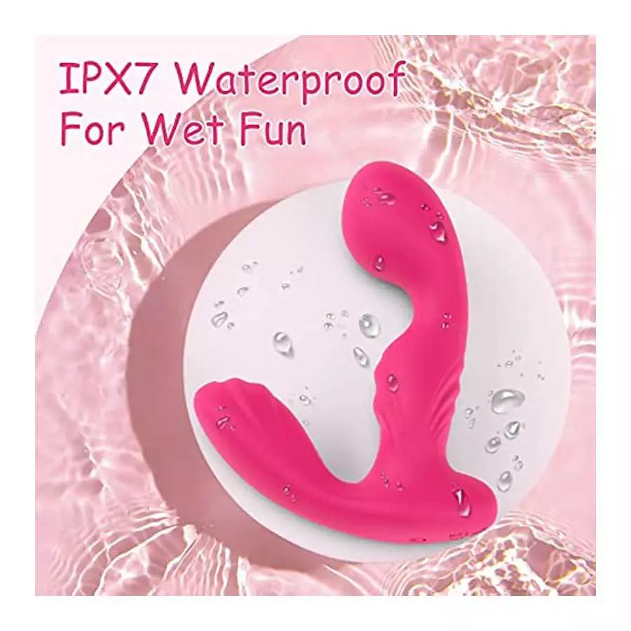 Remote Control Wiggling Wearable Panty Vibrator, Adult Sex Toys for G Spot Clitoral Stimulation, Butterfly Vibrators with 10 Vib