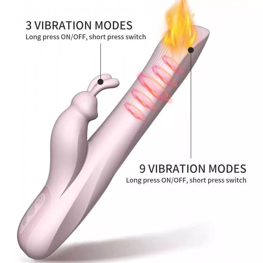 AIYULONG Personal Massager for Women, G-Spot Vibrator Clit, Quiet & USB Rechargeable Waterproof Vibrator - 9 Vibration Modes & 7