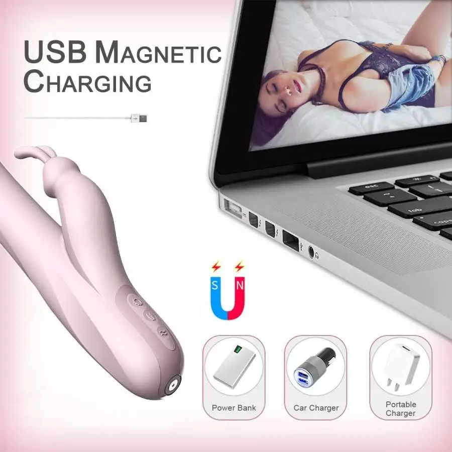 AIYULONG Personal Massager for Women, G-Spot Vibrator Clit, Quiet & USB Rechargeable Waterproof Vibrator - 9 Vibration Modes & 7